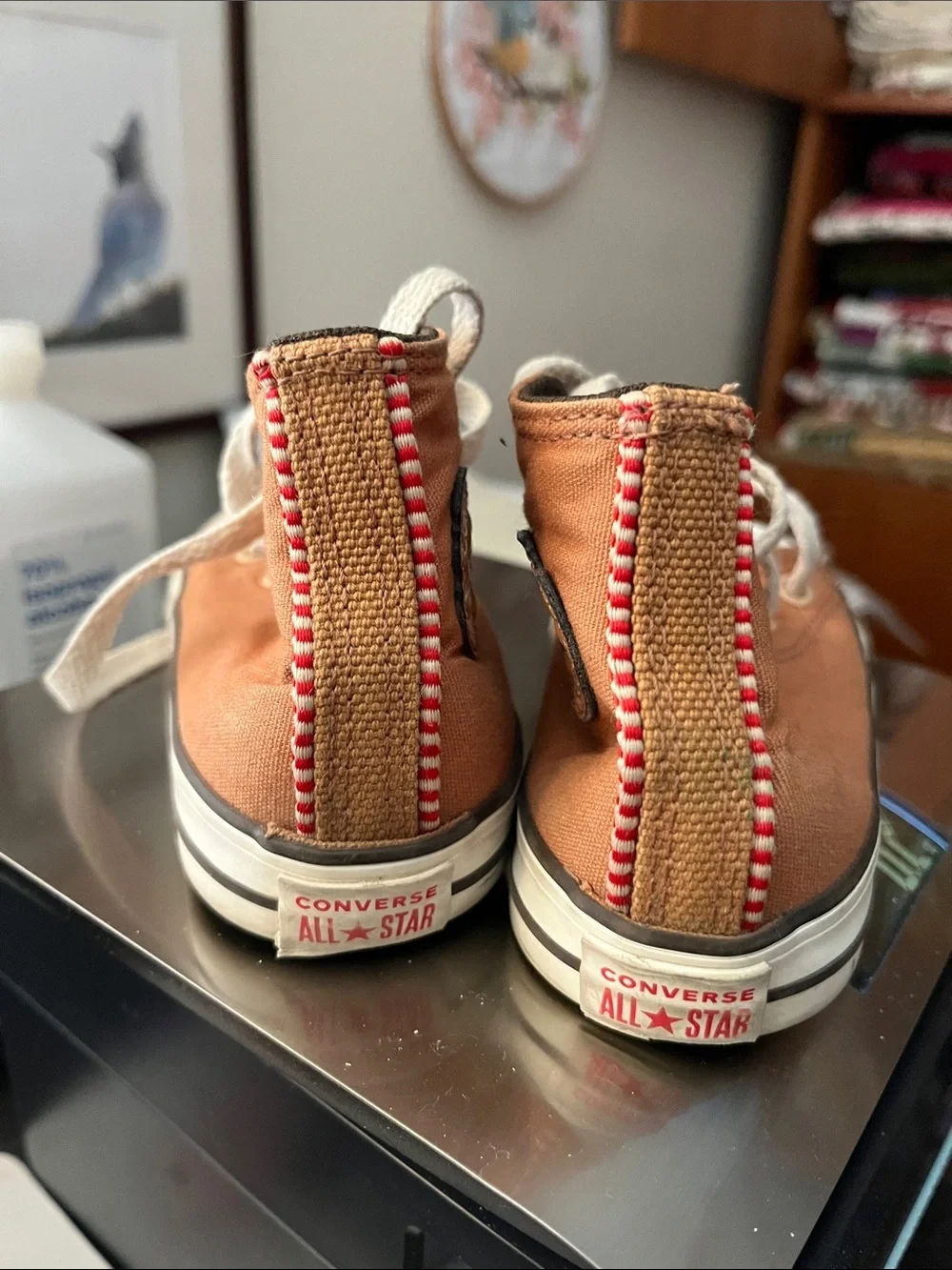 Converse Kids Gingerbread High-Top Sneakers Tan Size 8